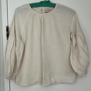 Cream Women's Top